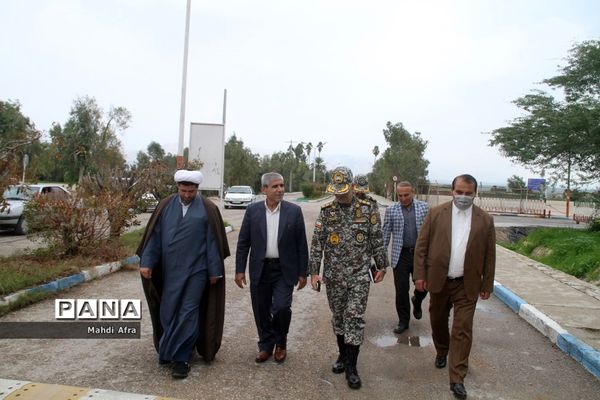 بازدید از دبستان سپهبد شهید قره‌نی پدافند هوایی شهرستان بهبهان