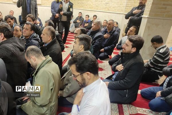 مراسم وداع با پیکر پاک شهید گمنام دفاع مقدس در اردوگاه امام صادق(ع) دماوند