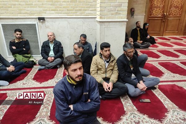 مراسم وداع با پیکر پاک شهید گمنام دفاع مقدس در اردوگاه امام صادق(ع) دماوند