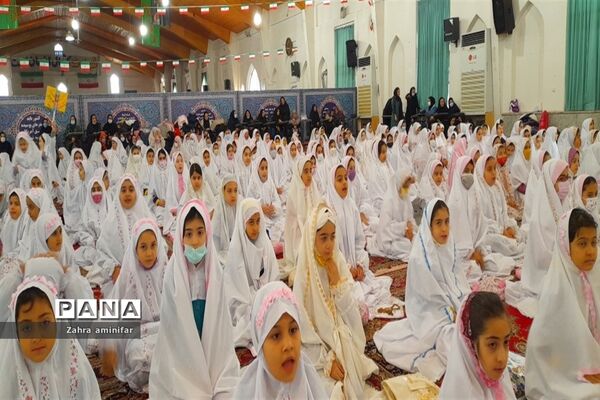 آغاز فصل تقریب و بندگی به درگاه الهی فرشتگان خداوند در شهرستان نور