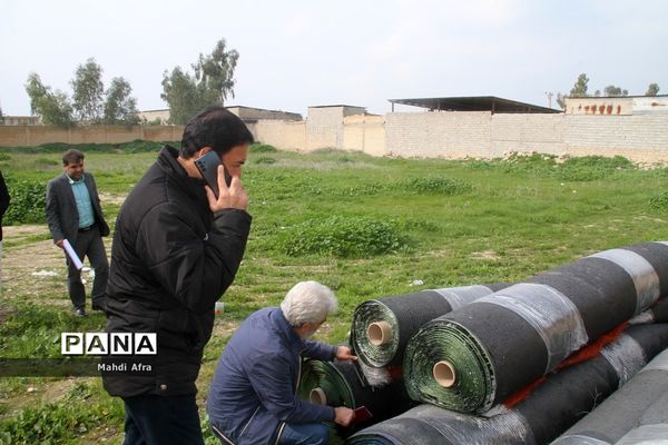 بازدید مشاور معاون وزیر آموزش و پرورش از  پروژه‌های  شهید‌سلیمانی در شهرستان بهبهان