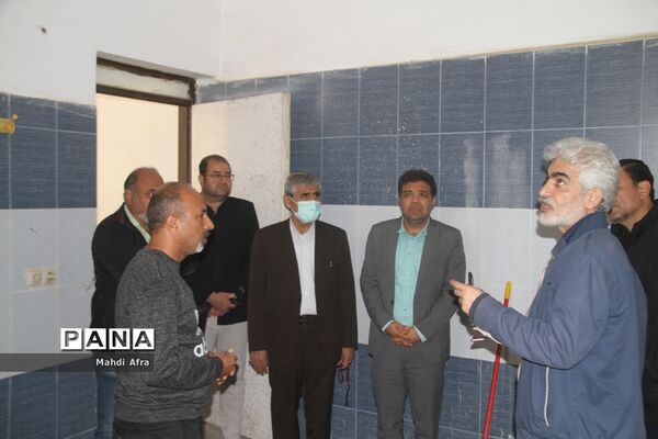 بازدید مشاور معاون وزیر آموزش و پرورش از  پروژه‌های  شهید‌سلیمانی در شهرستان بهبهان