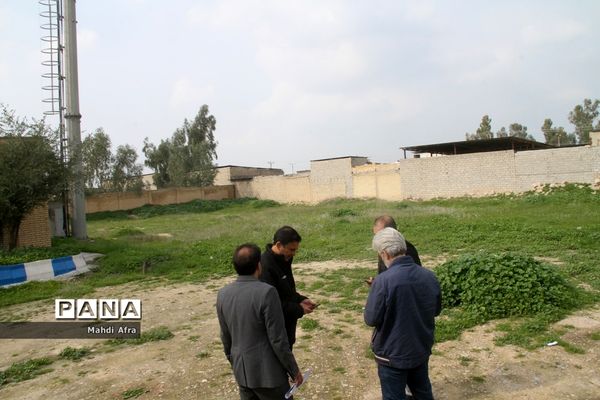 بازدید مشاور معاون وزیر آموزش و پرورش از  پروژه‌های  شهید‌سلیمانی در شهرستان بهبهان