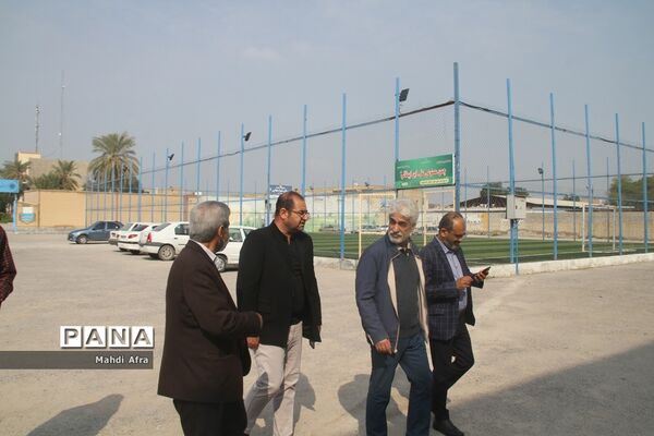 بازدید مشاور معاون وزیر آموزش و پرورش از  پروژه‌های  شهید‌سلیمانی در شهرستان بهبهان
