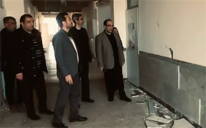 بازدید معاونین آموزش و پرورش آذربایجان‌غربی از مدارس آسیب‌دیده بخش فیرورق شهرستان خوی