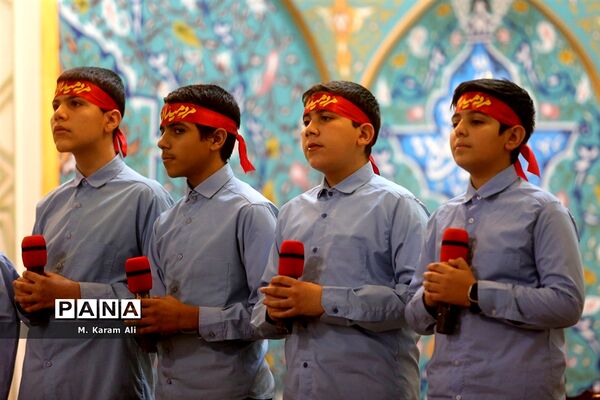 مراسم گرامیداشت شهدای «سرود پرواز» در حرم حضرت معصومه(س)