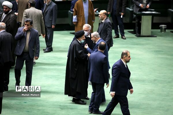 صحن علنی مجلس با حضور رئیس جمهوری