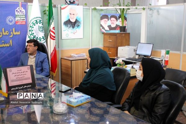 بازدید مدیر امور مالی سازمان دانش‌آموزی کشور از بوشهر