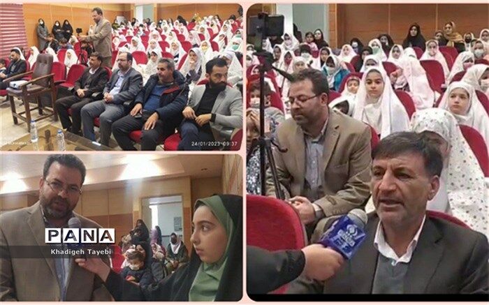 محفل انس با قران کریم و جشن عبادت دختران دبستان وحدت در دارالقران نور ایلام برگزار شد