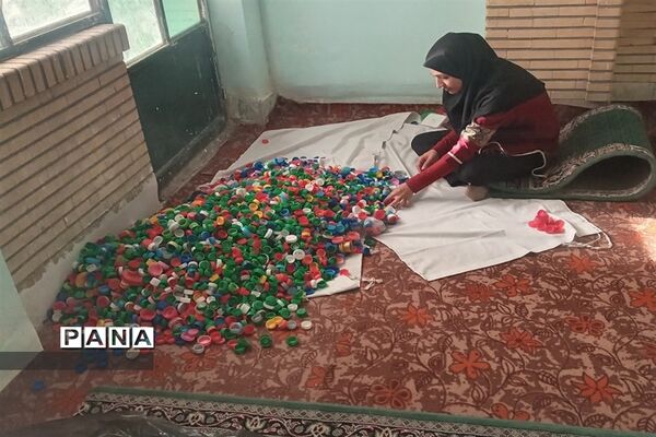 خرید یک ویلچر هدیه با جمع‌آوری درب بطری‌های پلاستیکی
