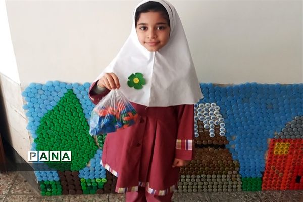 خرید یک ویلچر هدیه با جمع‌آوری درب بطری‌های پلاستیکی