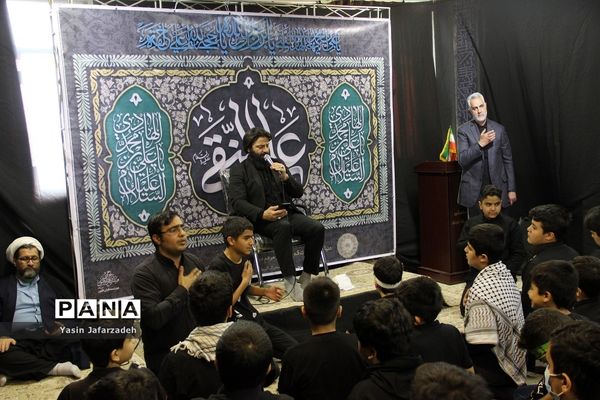 مراسم اقامه عزای دانش‌آموزان آموزشگاه 15خرداد اسلامشهر