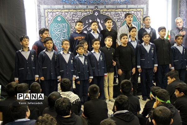 مراسم اقامه عزای دانش‌آموزان آموزشگاه 15خرداد اسلامشهر