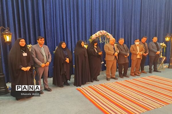 مراسم تجلیل از دانش‌آموزان برتر فرهنگی و هنری در ناحیه ۴ شیراز
