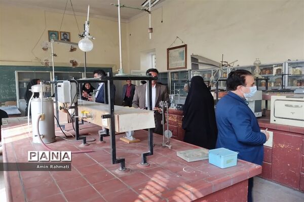 بازدید مدیران هنرستان‌ها از هنرستان ماندگار و نمونه دولتی طالقانی