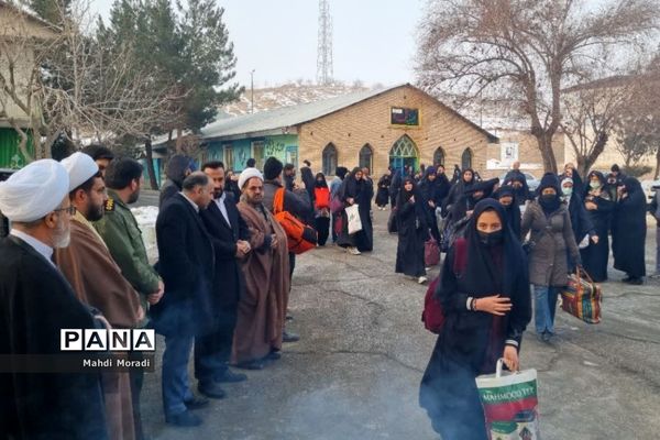 اعزام ۲۴۰ دانش‌آموز دختر دماوند به مناطق عملیاتی جنوب کشور