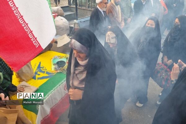 اعزام ۲۴۰ دانش‌آموز دختر دماوند به مناطق عملیاتی جنوب کشور