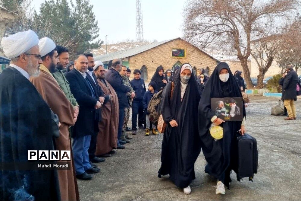 اعزام ۲۴۰ دانش‌آموز دختر دماوند به مناطق عملیاتی جنوب کشور