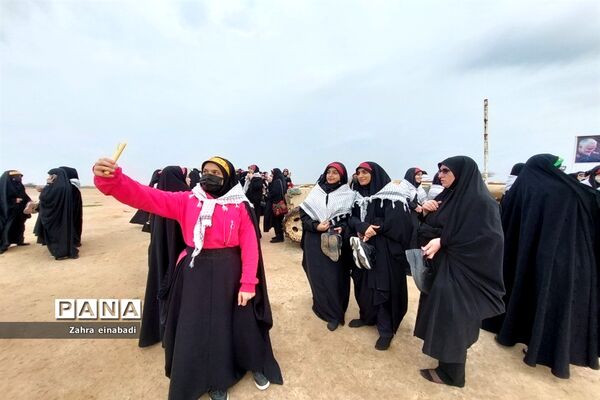 تجدید بیعت دانش‌‌‌آموزان ملارد با شهدا در فتح‌المبین