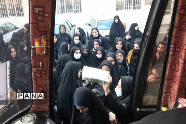 اعزام کاروان راهیان نور دانش‌آموزان کاشان