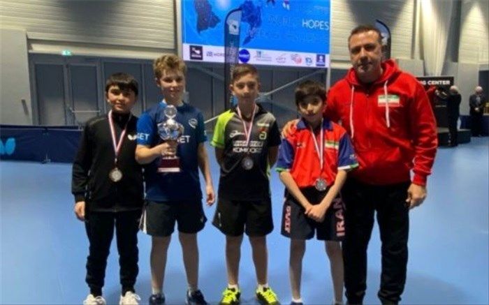 دانش‌آموز پینگ‌پنگ باز آذربایجان شرقی نائب قهرمان جهان شد