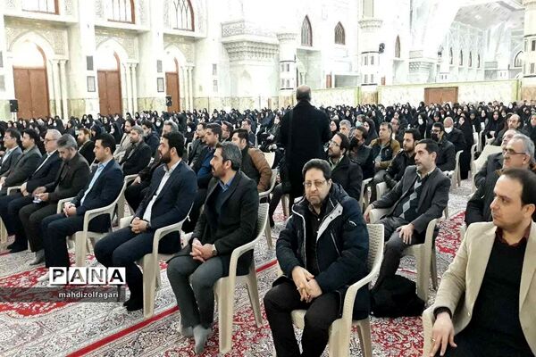 جهاد تبیین و تجدید میثاق فرهنگیان شهرستان ری با آرمان‌های امام خمینی(ره)