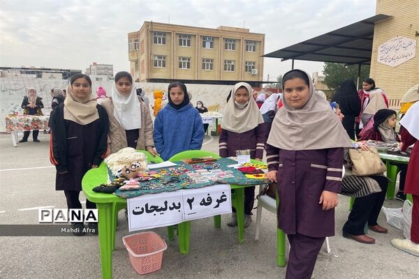 برگزاری بازارچه کسب و کار دانش‌آموزی در دبستان کوکب شهرستان بهبهان