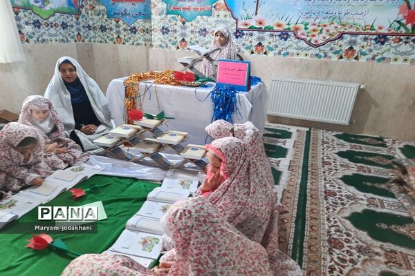 برگزاری اولین نمازجماعت پس از جشن تکلیف در دبستان جانمحمدی ملارد