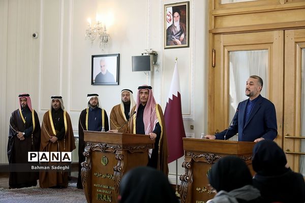 دیدار وزرای خارجه ایران و قطر