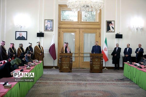 دیدار وزرای خارجه ایران و قطر