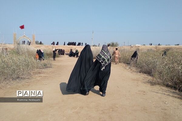 دانش‌آموزان رودهن در اردوی راهیان نور دشت ذوالفقاریه