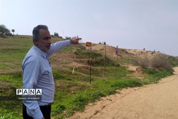 حضور دانش‌آموزان قائمشهری در یادمان عملیات فتح المبین
