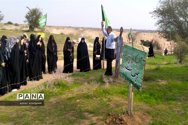 حضور دانش‌آموزان قائمشهری در یادمان عملیات فتح المبین