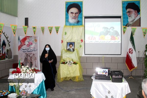 نواختن زنگ انقلاب در مدارس شهرستان بهبهان