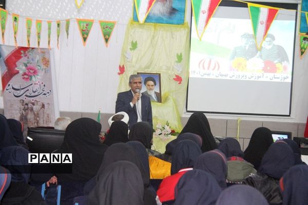 نواختن زنگ انقلاب در مدارس شهرستان بهبهان