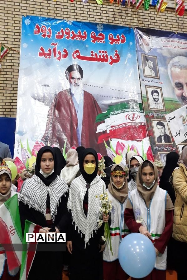 گلباران تمثال امام خمینی (ره) و شهدای انقلاب اسلامی شهرستان بهبهان