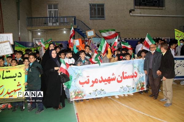 گلباران تمثال امام خمینی (ره) و شهدای انقلاب اسلامی شهرستان بهبهان