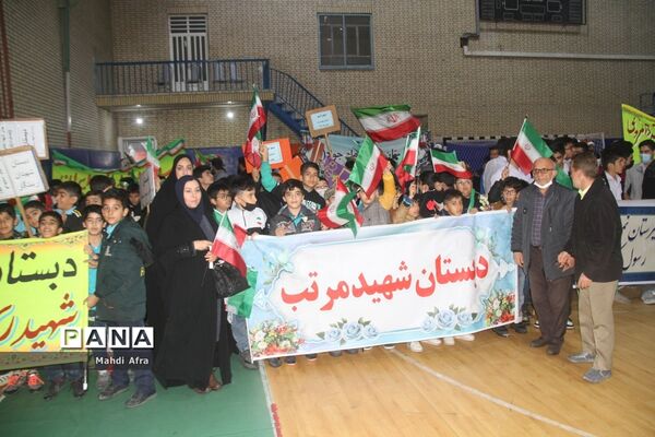 گلباران تمثال امام خمینی (ره) و شهدای انقلاب اسلامی شهرستان بهبهان