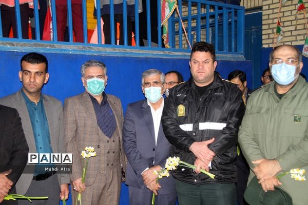 گلباران تمثال امام خمینی (ره) و شهدای انقلاب اسلامی شهرستان بهبهان