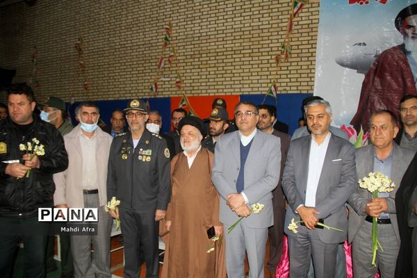 گلباران تمثال امام خمینی (ره) و شهدای انقلاب اسلامی شهرستان بهبهان