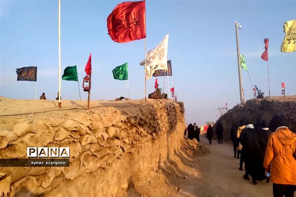 حضور دانش‌آموزان قائمشهری در یادمان شلمچه