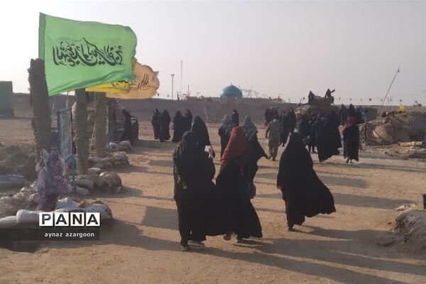 حضور دانش‌آموزان قائمشهری در یادمان شلمچه