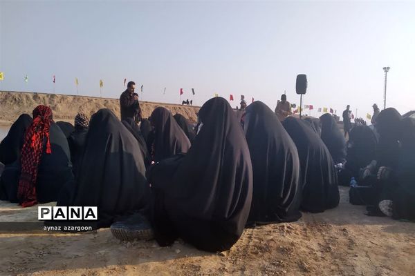 حضور دانش‌آموزان قائمشهری در یادمان شلمچه