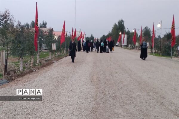 حضور دانش‌آموزان قائمشهری در یادمان شلمچه