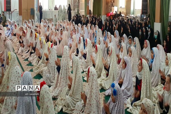 برگزاری جشن بزرگ عبادت ویژه دانش‌آموزان دختر سراسر شهرستان کلات
