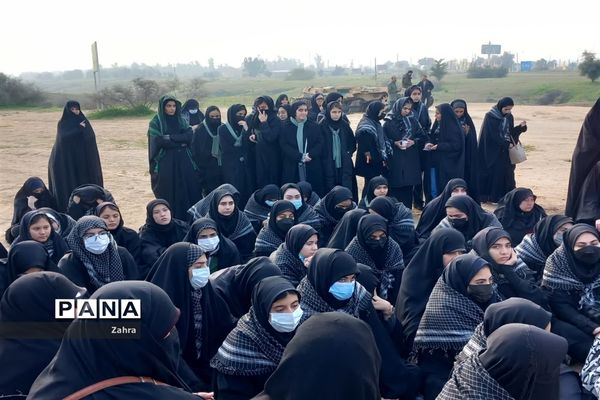 سفر راهیان نور دانش‌آموزان منطقه جوادآباد