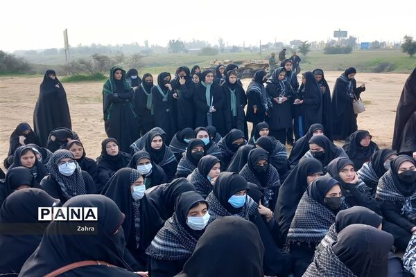 سفر راهیان نور دانش‌آموزان منطقه جوادآباد