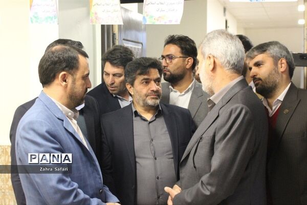 آیین افتتاحیه مدرسه پورکاشانی در روستای علی آباد قاجار