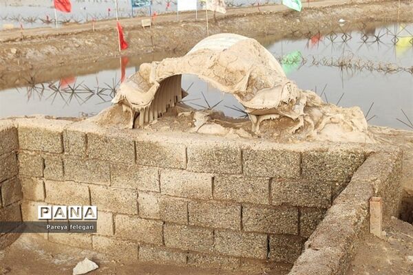بازدید دختران دانش‌آموز شهرستان قرچک، از منطقه جنگی شلمچه و اروند رود