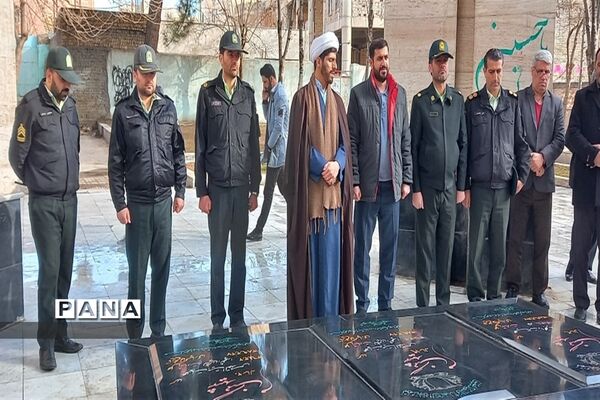 برگزاری مراسم غبار‌روبی مزار شهدای شهرستان نظرآباد